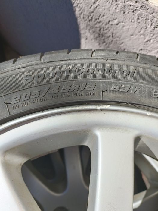 Jante 16 Peugeot cu anvelope