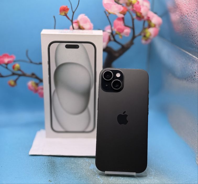 ГАРАНЦИОНЕН!!! Apple iPhone 15, 128GB, 5G, Black