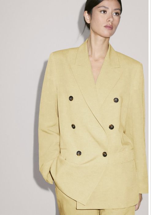 Костюм из льна Massimo Dutti