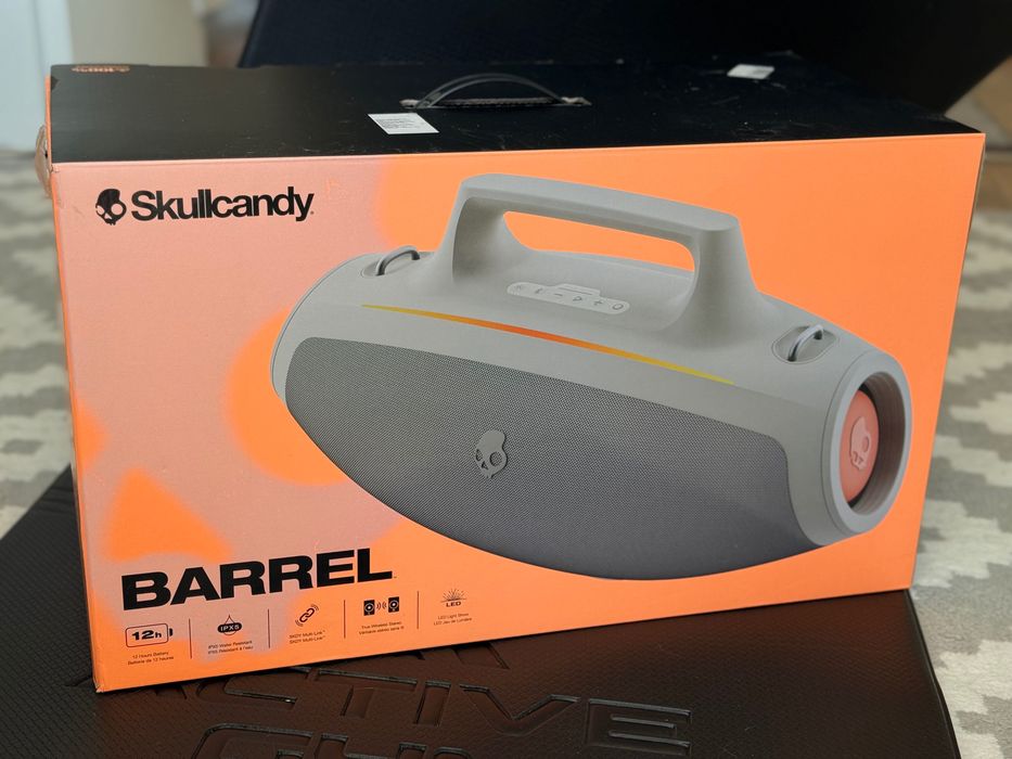 Безжична колонка Skullcandy Barrel сива