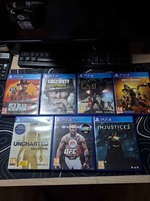 Ps4 1T бял (добавени 500gb) с един joystick  +13 игри