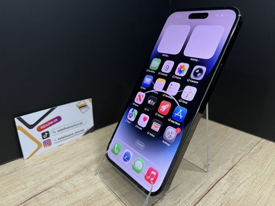 iPhone 14 Pro Max 128Gb Space Black Second-Hand Foarte Bun 3 ani garan