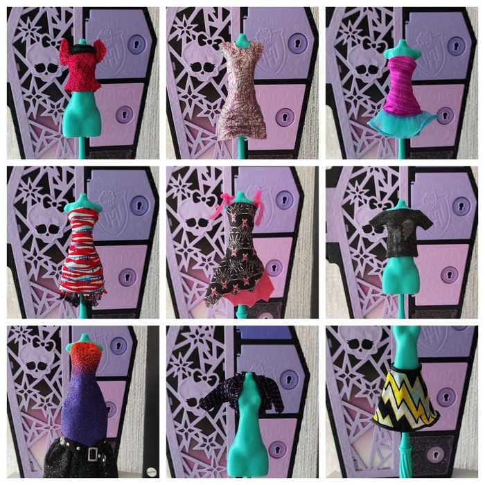 Одежда для кукол Monster High, Bratz, Ever After High