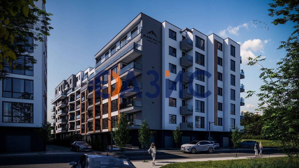 Студио в новата сграда "Блек Хил 2", Меден рудник, Бургас, 46.15 кв. м, #34203252