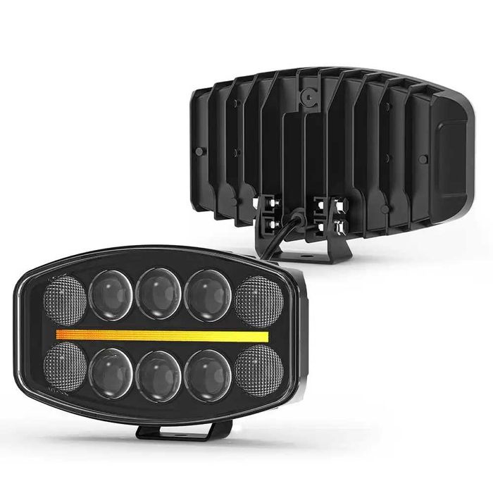 LED мощен диоден фар 12-24V за камиони трактор земеделски машини 10C01