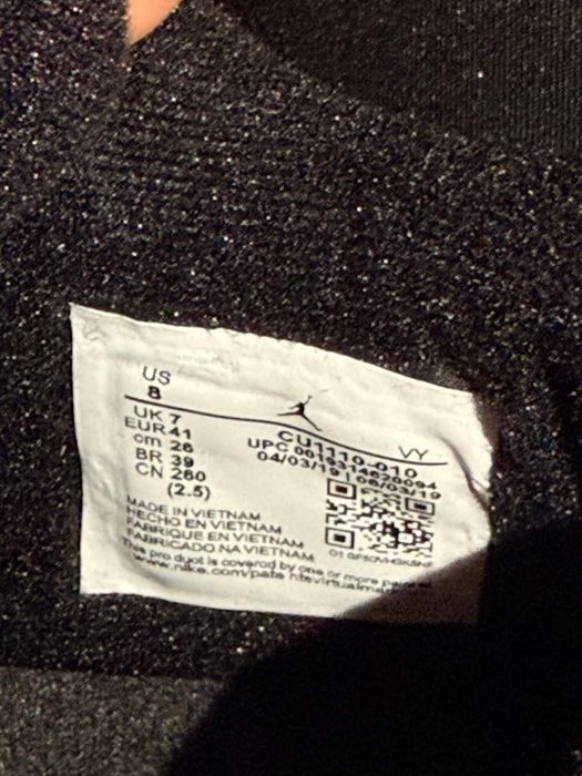 Jordan 4 black marima 41