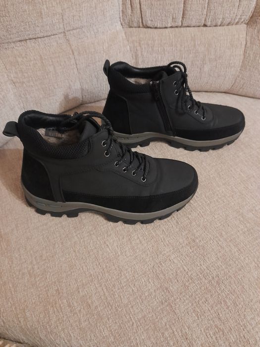 Мужские ботинки на цигейке