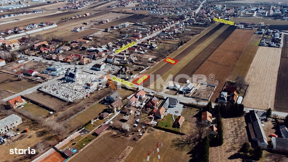 Teren intravilan cu PUZ str Albinelor Stupini
