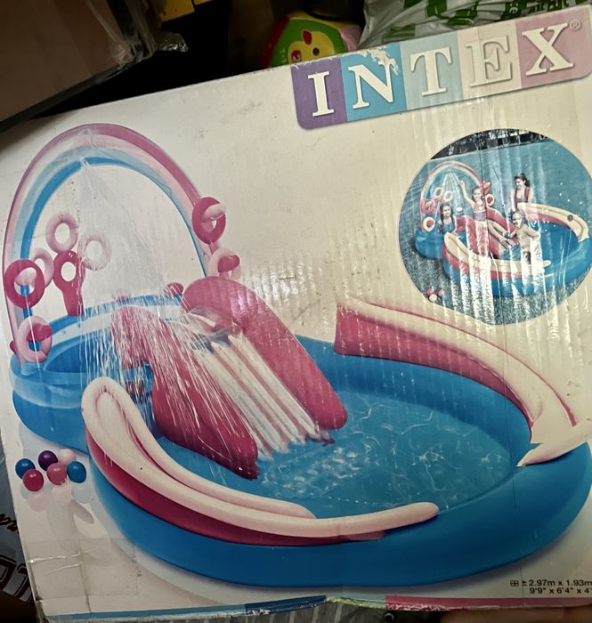 Piscina tobogan copii