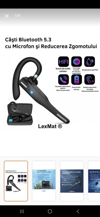 Casca Bluetooth aproape noua