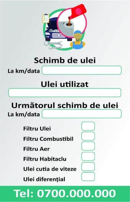 Carti de vizita • Afise • Pliante • Meniuri • Personalizari