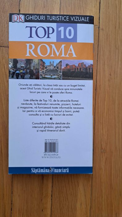 Ghid turistic top 10 Roma, editura Litera
