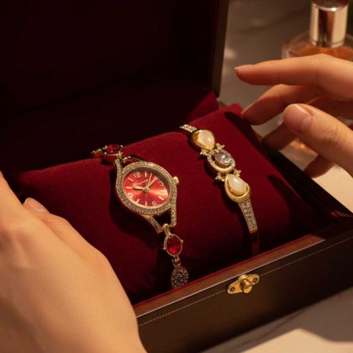 Подаръчни комплекти с часовник и гривна