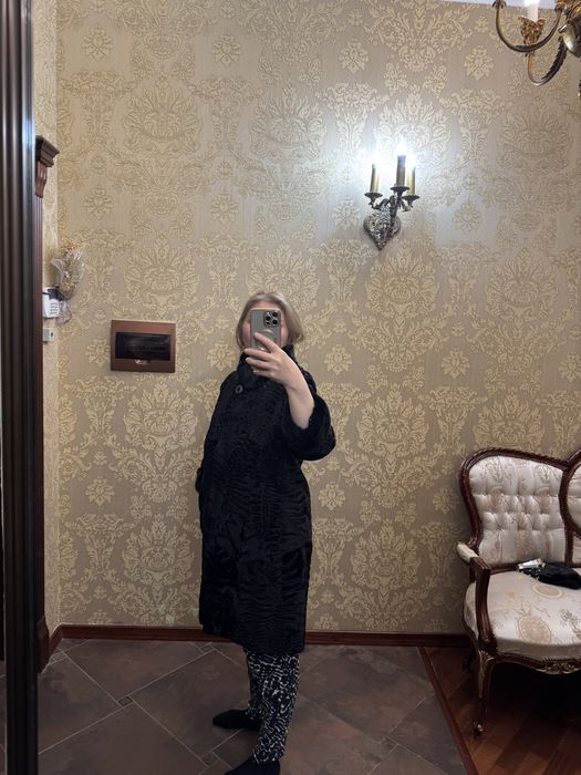 Шуба каракульча 46 раз