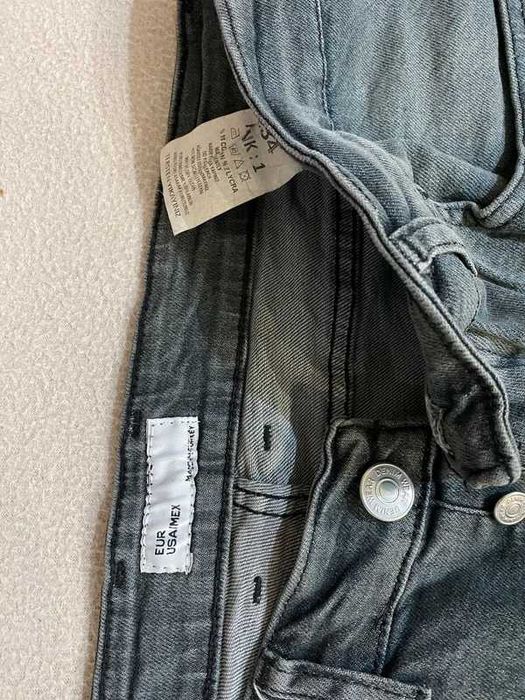 Blugi gri slim fit