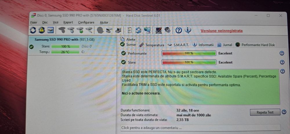 1TB Samsung 990 PRO NVMe