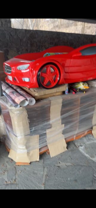 Продам кровать машинку с матрасом