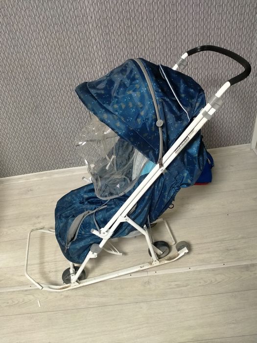Продам санки-коляску б/у