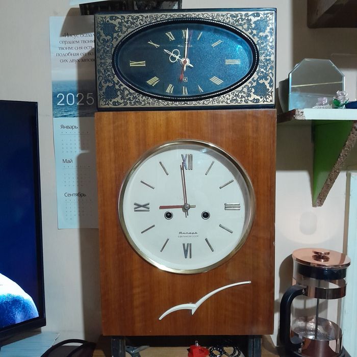 Часы янтарь сделоно в ссср