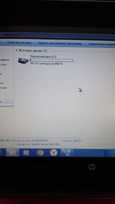 Hp Mini нетбук 700гб