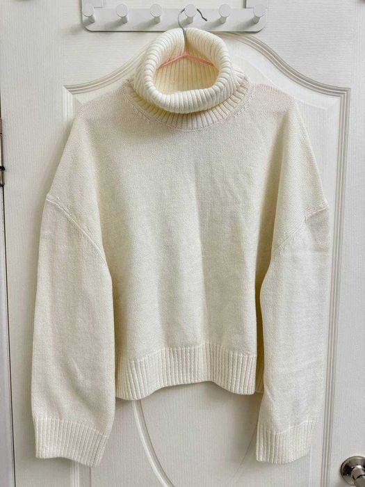 Новый Свитер с высоким воротником оверсайз H&M, размер M/L