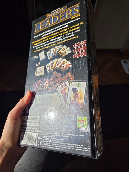 7 wonders leaders expansion - неразопаковано ново