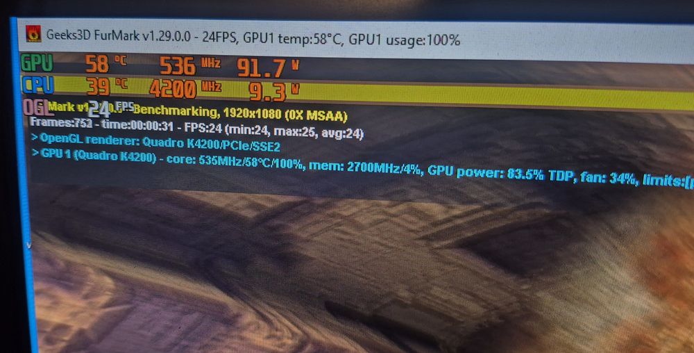 Placa video nVidia Quadro K4200 4GB GDRR5 256bit