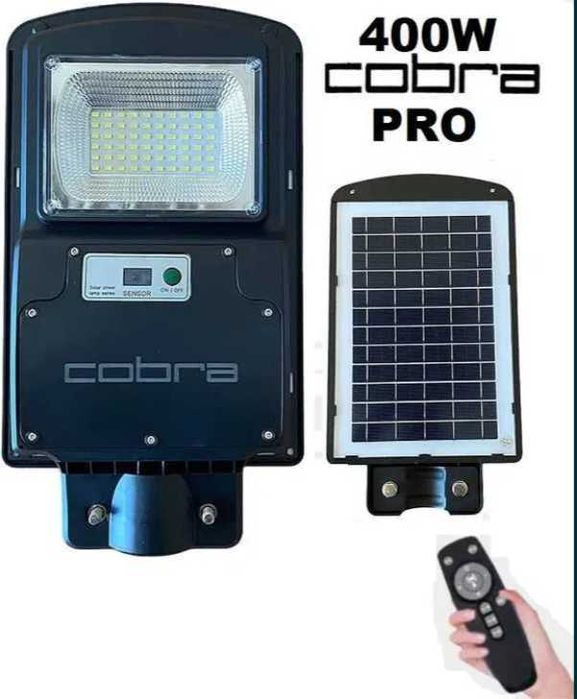 % Нова Соларна лампа COBRA PRO 400/800/1200/1600W Соларно осветление!