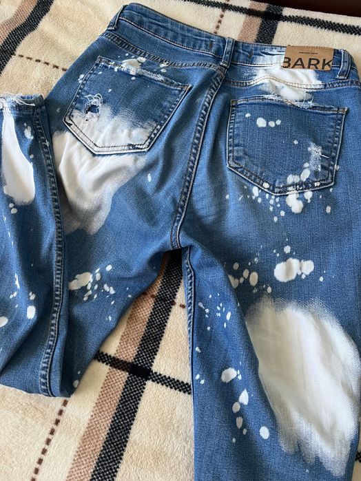 Дънки /синьо и бяло/ The Bark