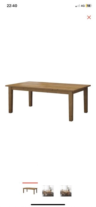 Стол IKEA 247x105x74 см, Стурнэс