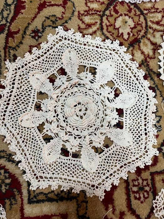 Салфетки ажурные хлопок