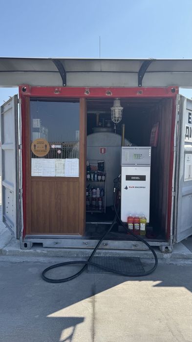 Бензиностанция с дизел колонка