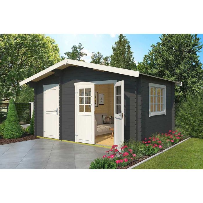 Дървена къща за отдих тип бунгало Keila 34 4.25х2.80 м, 34 мм