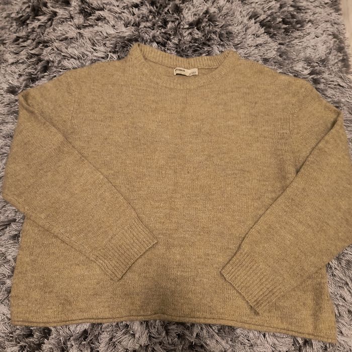 Pulover Pull&Bear M, nepurtat, compoziție lână