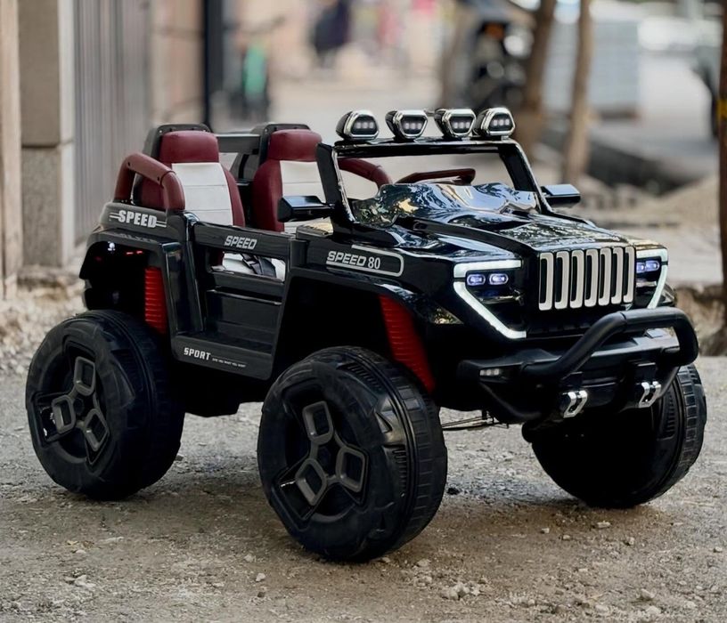 Джип Speed 4x4 |Внедорожный детский электромобиль до 9 лет | доставка