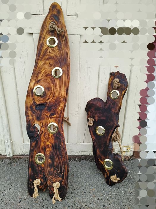 candelabru rustic cu spoturi