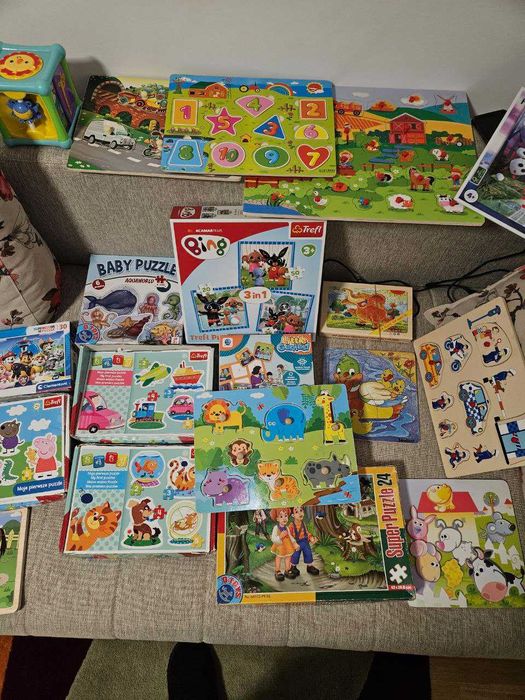 Colectie 28 puzzle pentru copii mici