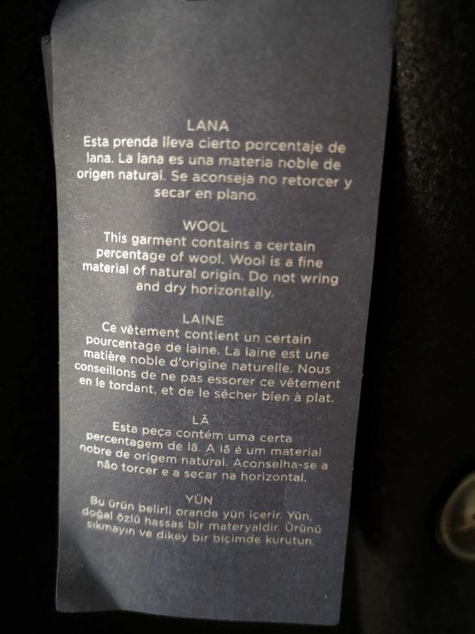 Palton din stofa lana, nou