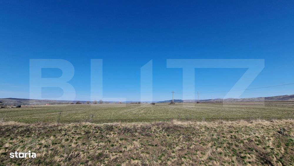 Teren intravilan, 29.000mp, front 102mp, utilitati in zona, Jucu de Su