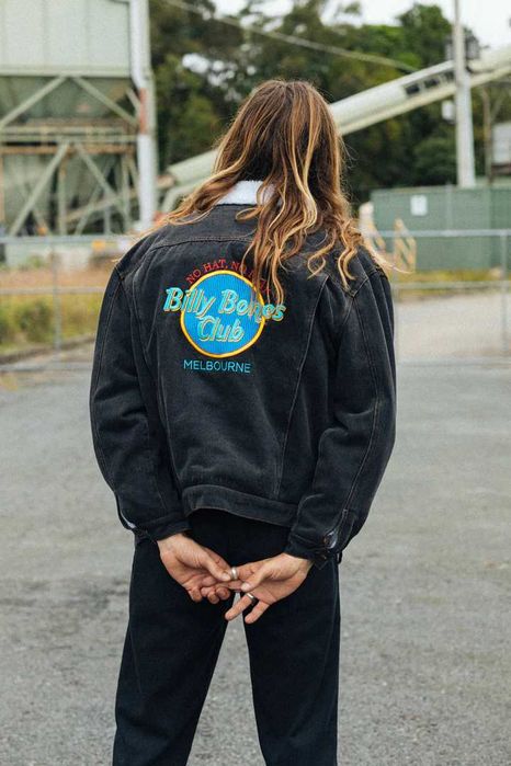 Billy Bones Club Hard Knocks Sherpa Denim Jacket дамско яке - L