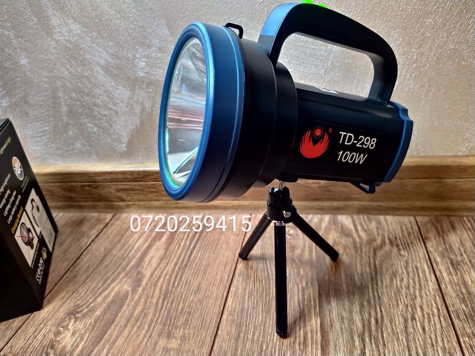 Lanterna Profesionala TD-298, cu led laser, raza de actiune 800metri