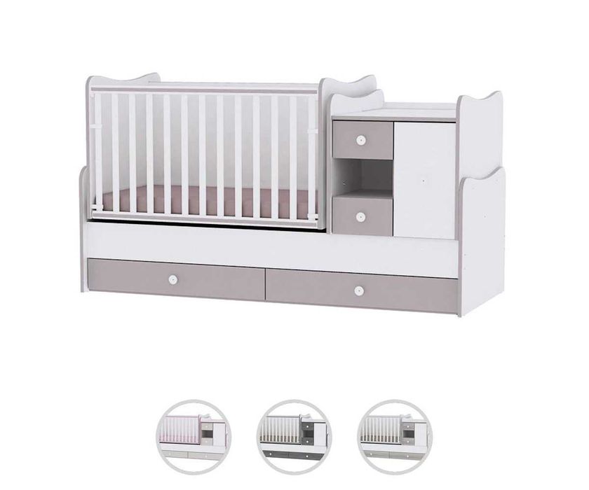 Детско легло 3 в 1 Лорели/Бертони