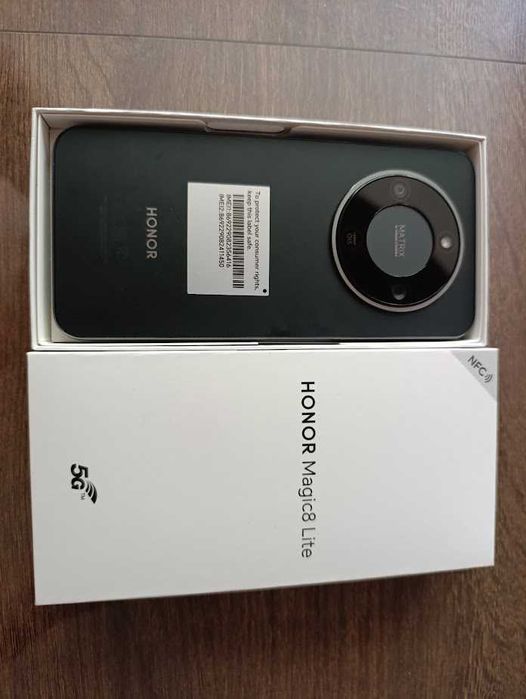ЧИСТО НОВ! Honor Magic 8 Lite 5G – 512GB с 2 год пълна гаранция!