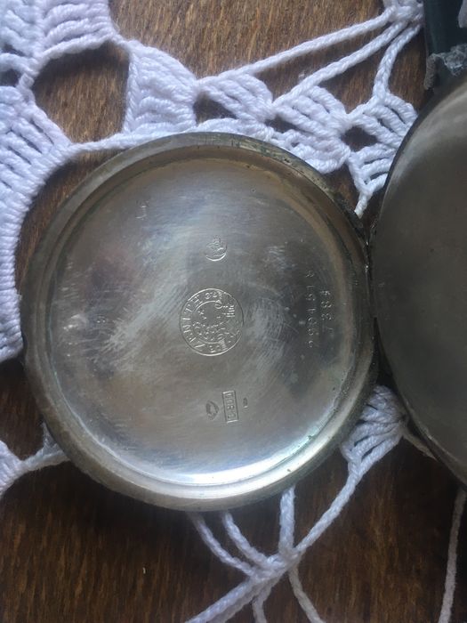 Сребърен джобен часовник zenith, зенит