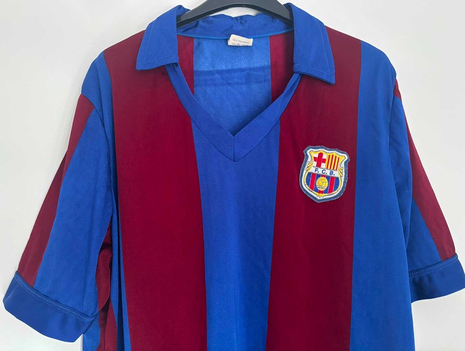 Rare FC Barcelona Home Shirt 1970s/1980s - Cuvatex S.A. (Made in Spain)