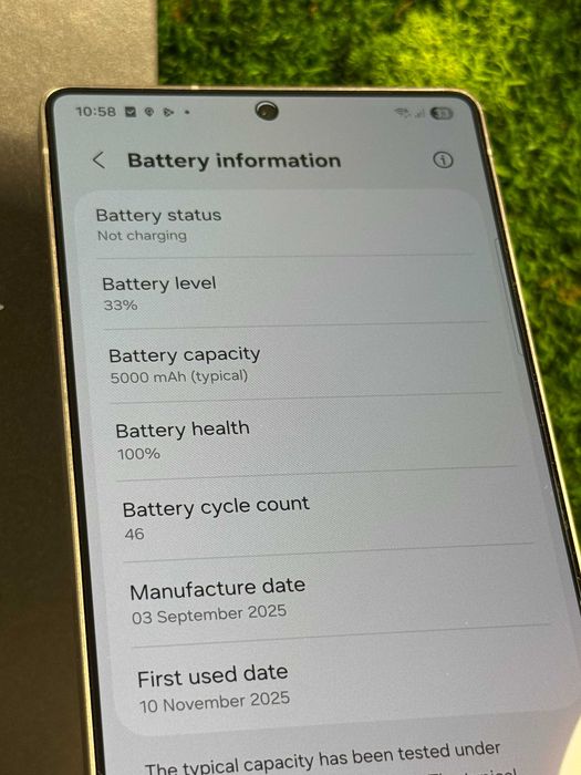 Samsung S25 Ultra Titanium Black 512GB 100% Baterie #101