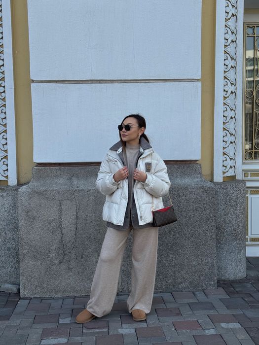 Куртка зимняя белая