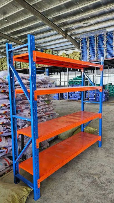 Стеллажи металлические ОПТОМ! Складские и торговые (200-500кг/полка)