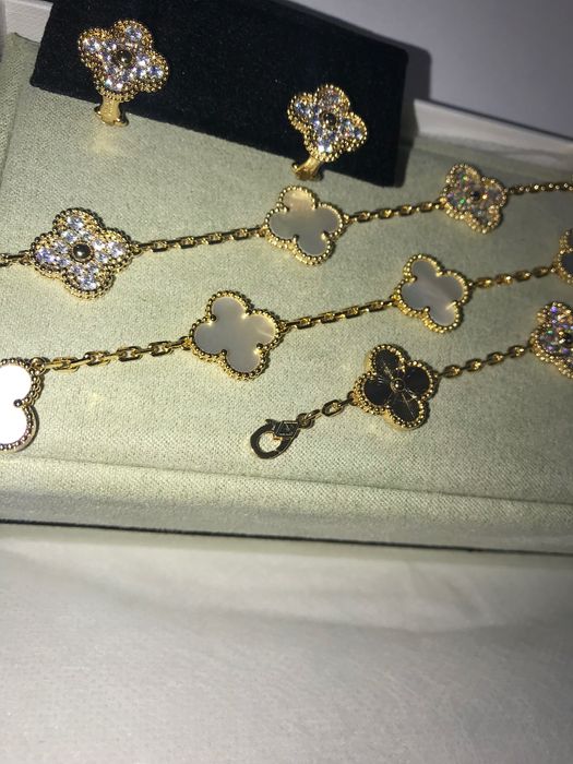 Van cleef гривна , обеци