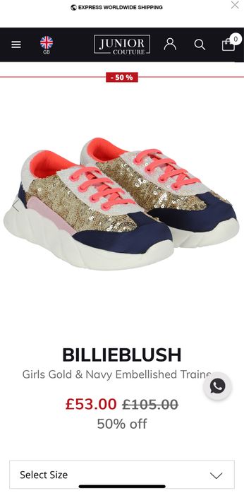 Tenisi Billieblush, stare excelenta, marimea 29